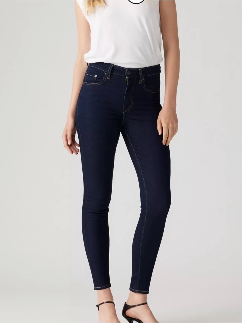 Levi’s Women’s Dark Blue Skinny Jeans - Classic Stretch Fit